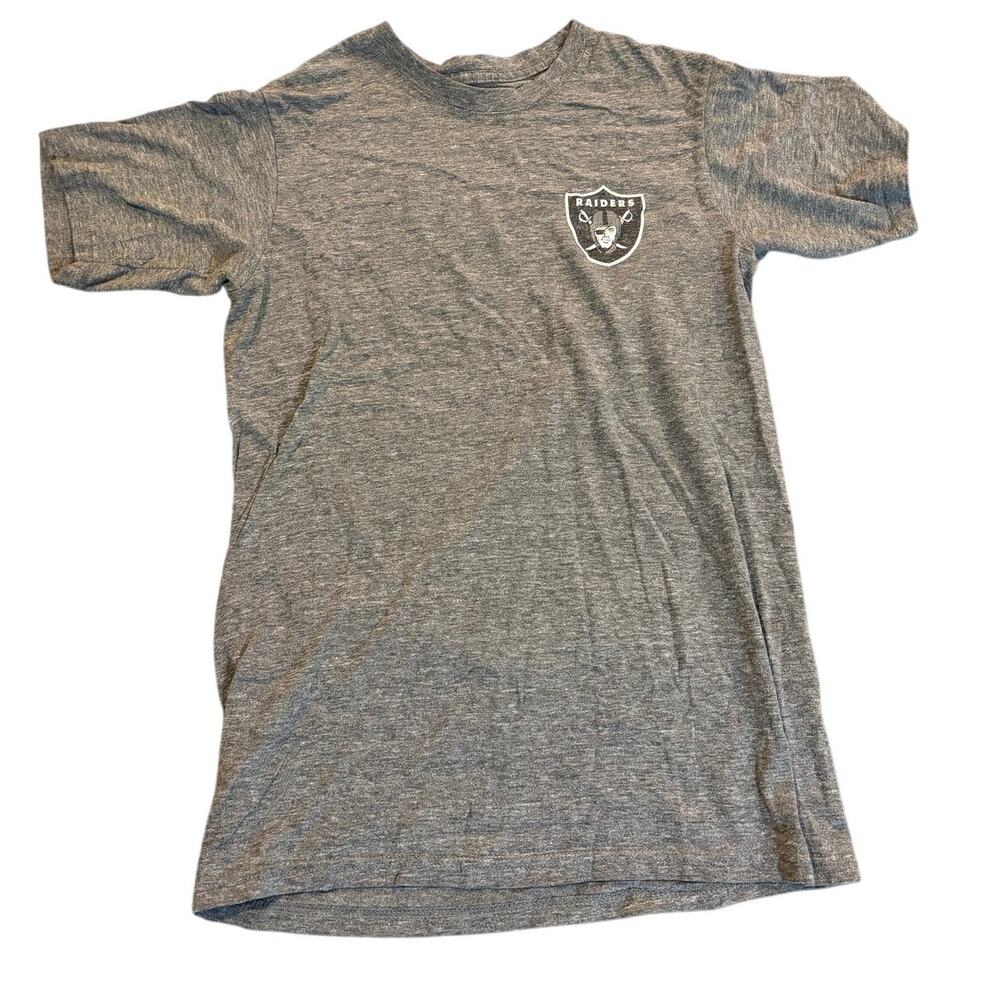 NFL Fanatics Raiders Las Vegas Derek Carr T Shirt Gray #4 Small